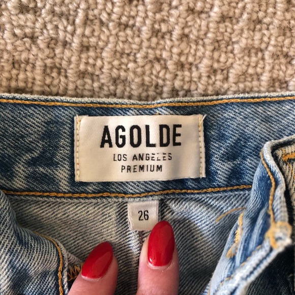 Agolde Parker Shorts in color Swapmeet - Picture 5 of 5
